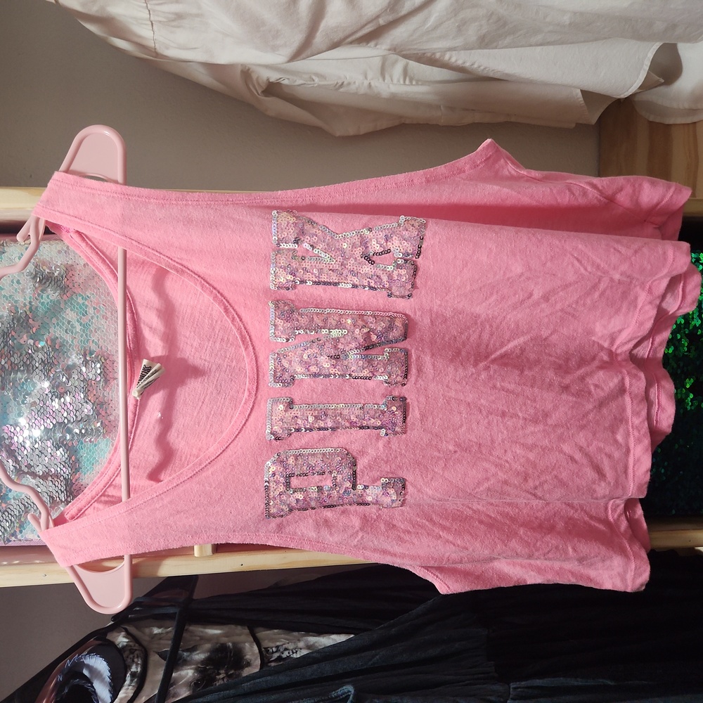 PINK Victoria secret tank size Medium